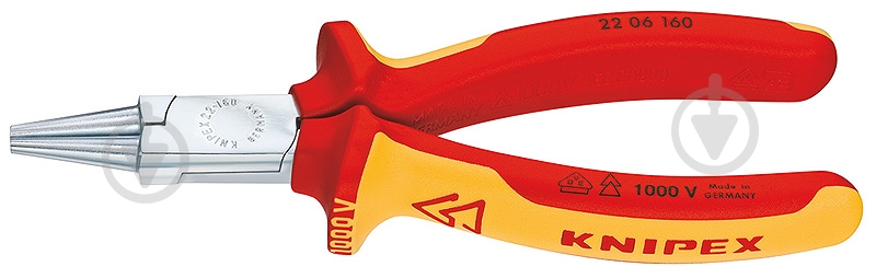 Круглогупцы KNIPEX VDE 1 шт. 22 06 160 - фото 1
