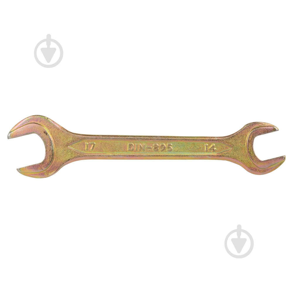 Ключ рожковый Sigma 14×17мм желтый цинк 6025171 - фото 3 Ключ рожковый Sigma 14×17мм желтый цинк 6025171 - фото 3