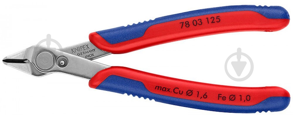Кусачки KNIPEX Electronic Super 1 шт. 78 03 125 - фото 1