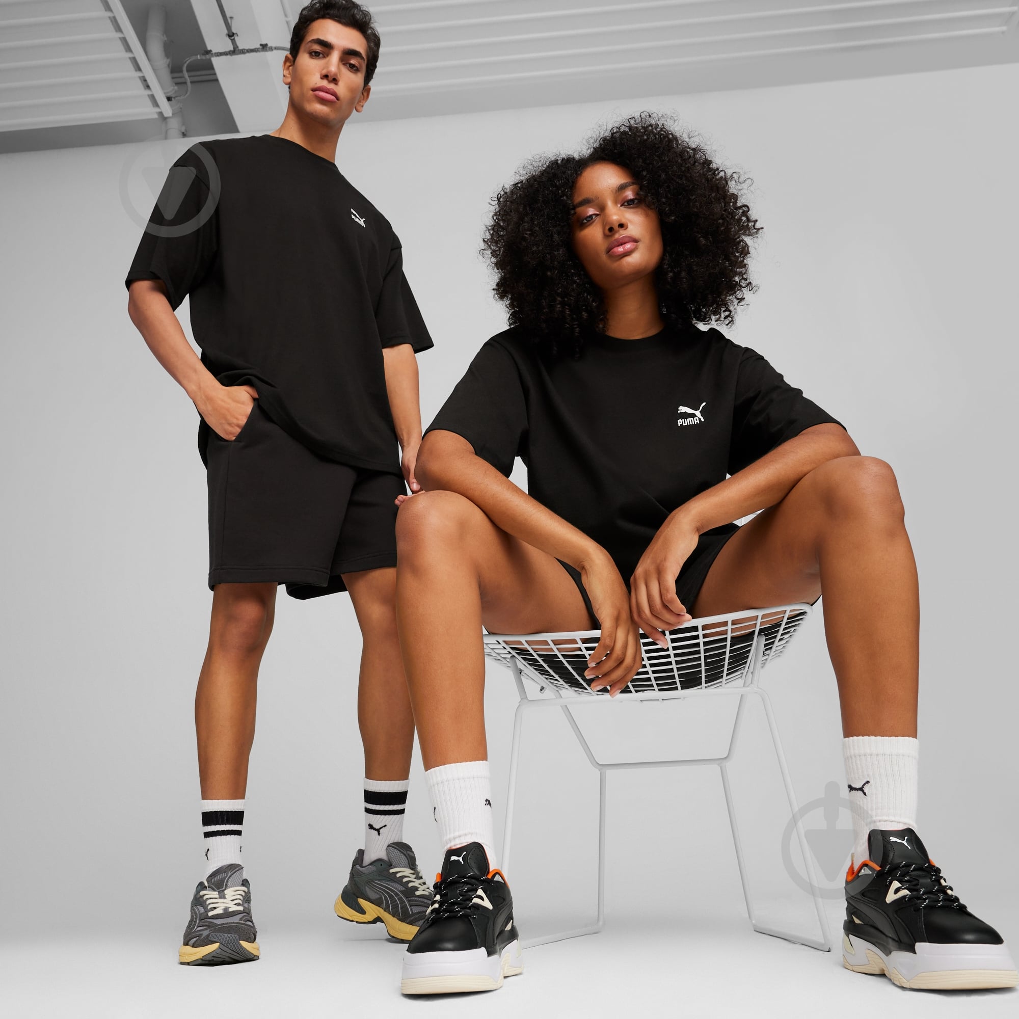Футболка Puma BETTER CLASSICS OVERSIZED TEE 67918801 р.S черный - фото 3