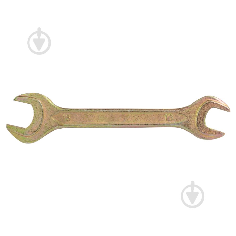 Ключ рожковый Sigma 13×15мм желтый цинк 6025151 - фото 1