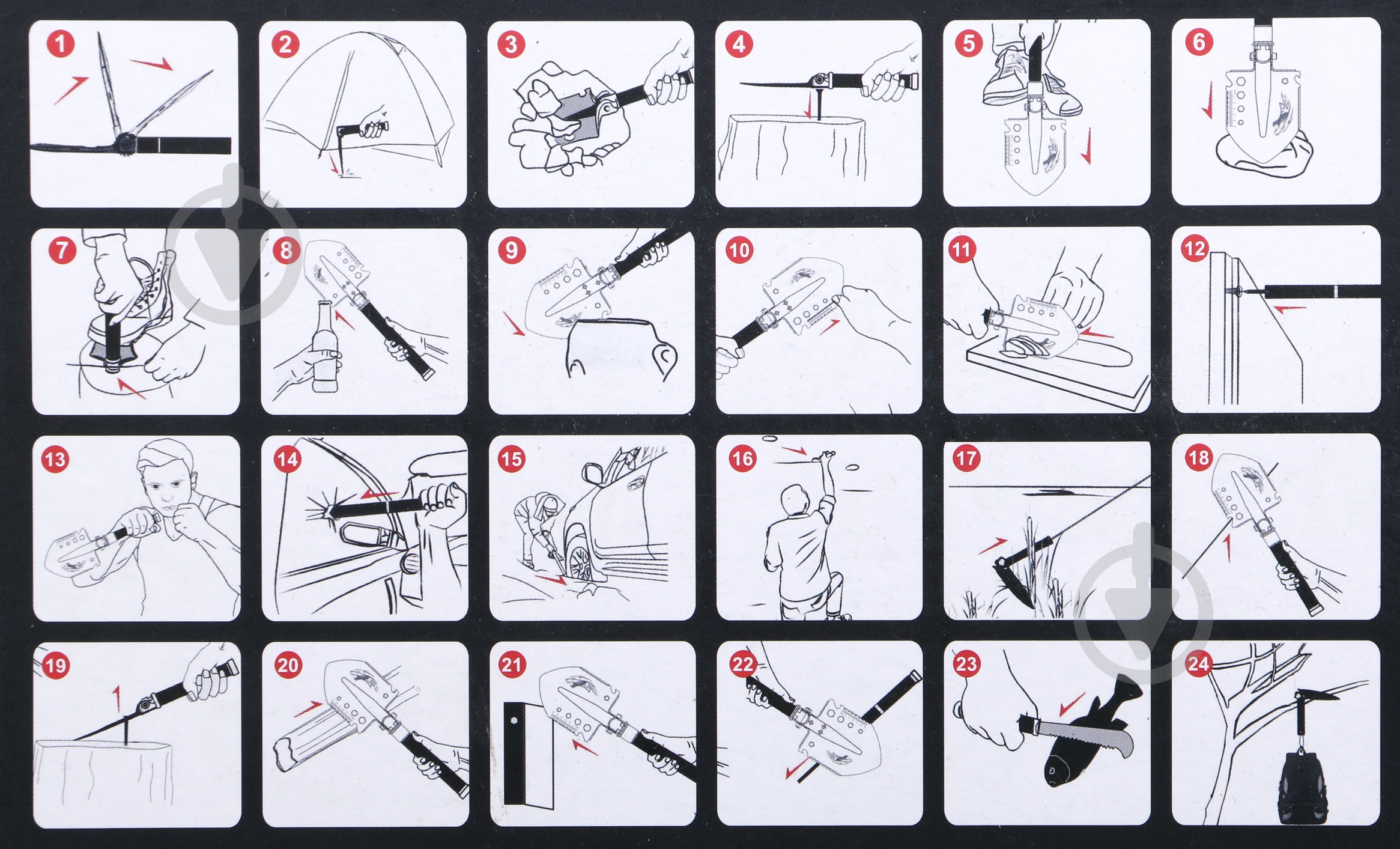 Ліхтар LP Electro LP-G07R чорний - фото 17