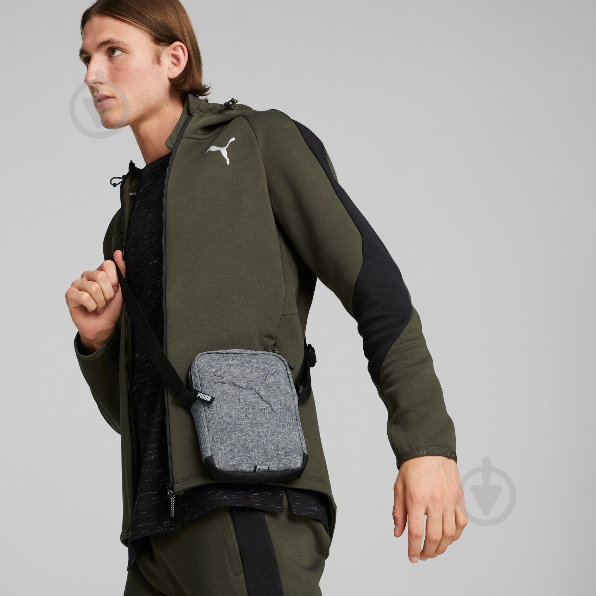 Сумка через плечо Puma BUZZ PORTABLE 07913740 51 л серый - фото 4 Сумка через плечо Puma BUZZ PORTABLE 07913740 51 л серый - фото 4