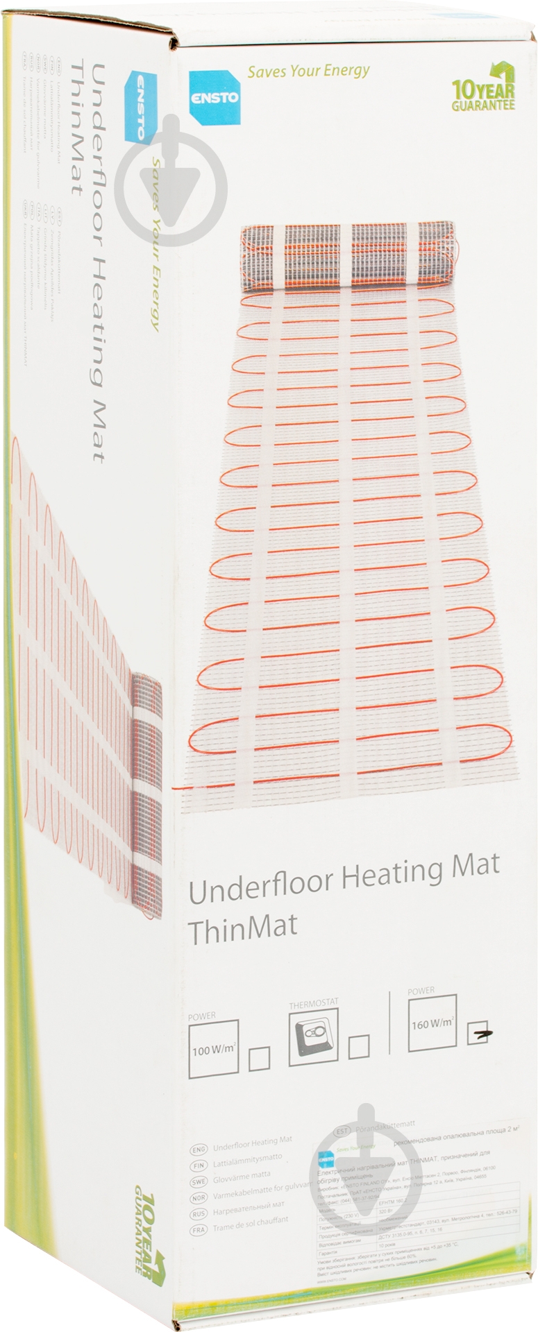 Нагревательный мат Ensto EFHTM160.2 - фото 4 Нагревательный мат Ensto EFHTM160.2 - фото 4