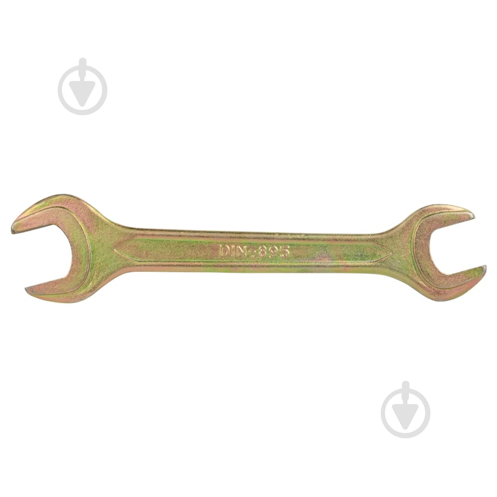 Ключ рожковый Sigma 19×22мм желтый цинк 6025221 - фото 3