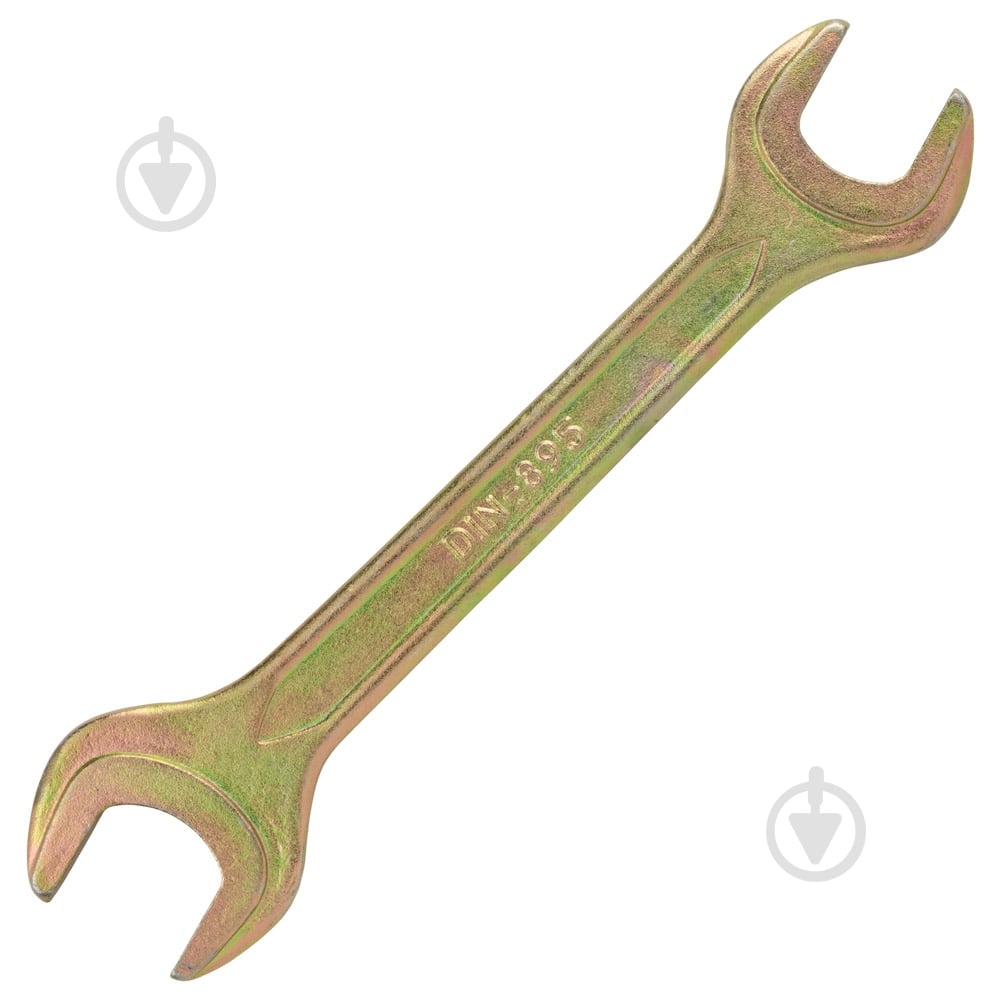 Ключ рожковый Sigma 19×22мм желтый цинк 6025221 - фото 4