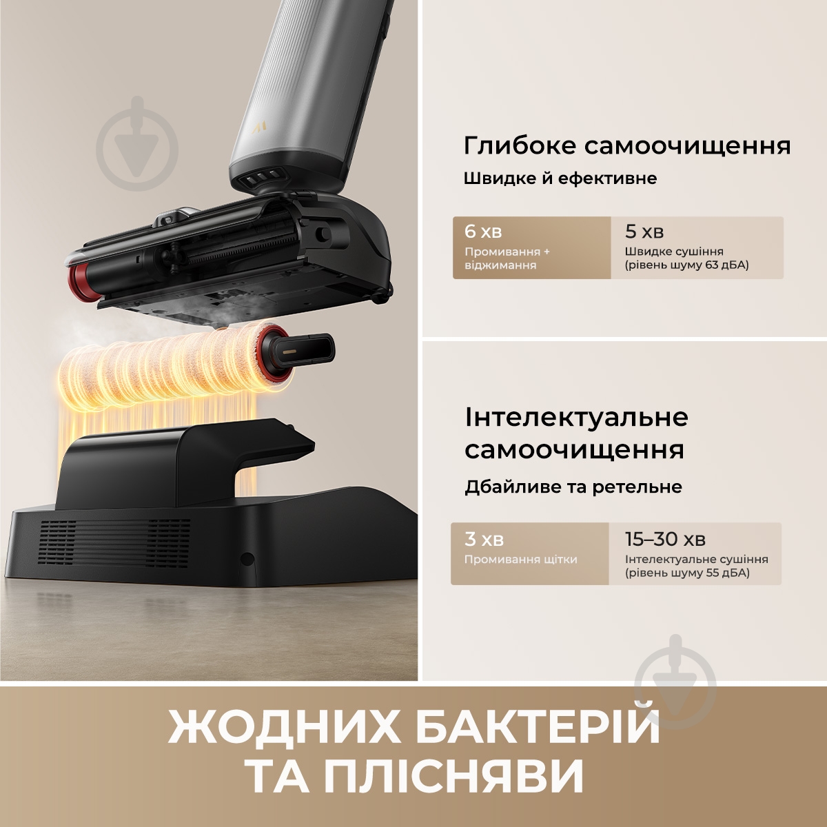 Пилосос миючий MOVA X4 Pro (HMH17A) black - фото 10 Пилосос миючий MOVA X4 Pro (HMH17A) black - фото 10