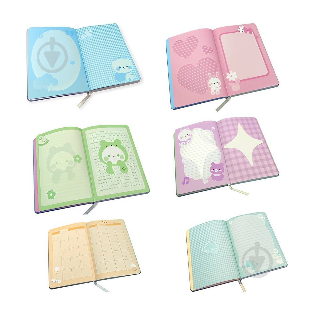 Блокнот Malevaro 3D Няшки 130x183 мм - фото 2 Блокнот Malevaro 3D Няшки 130x183 мм - фото 2