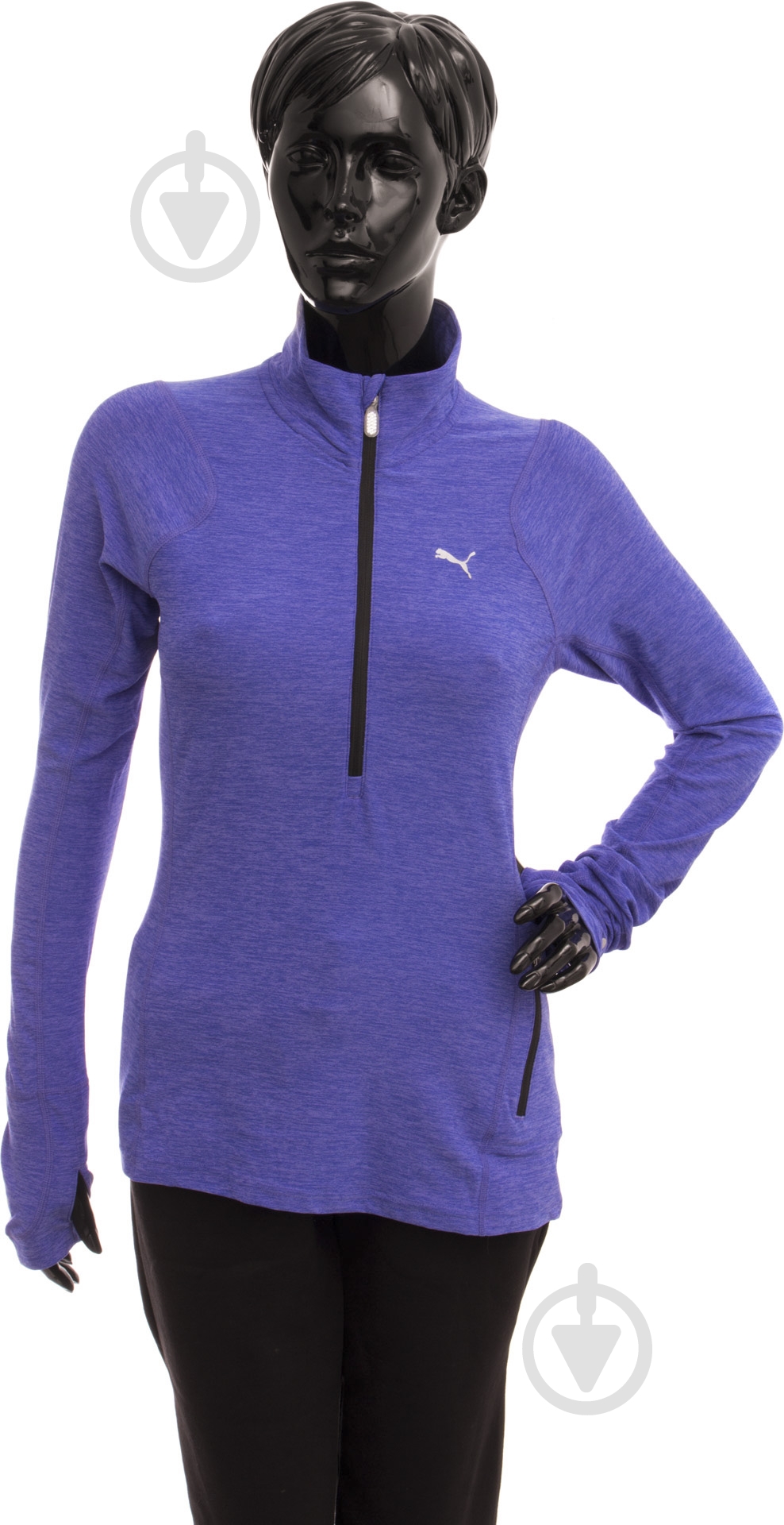 Кофта Puma Heather Top W 51432103 р. S синій - фото 1 Кофта Puma Heather Top W 51432103 р. S синій - фото 1