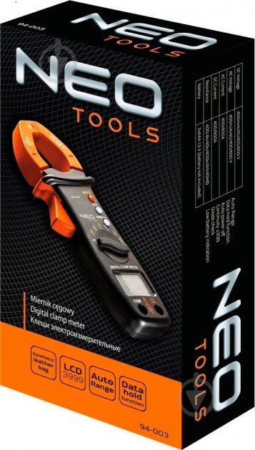 Клещи электроизмерительные NEO tools 94-003 - фото 3