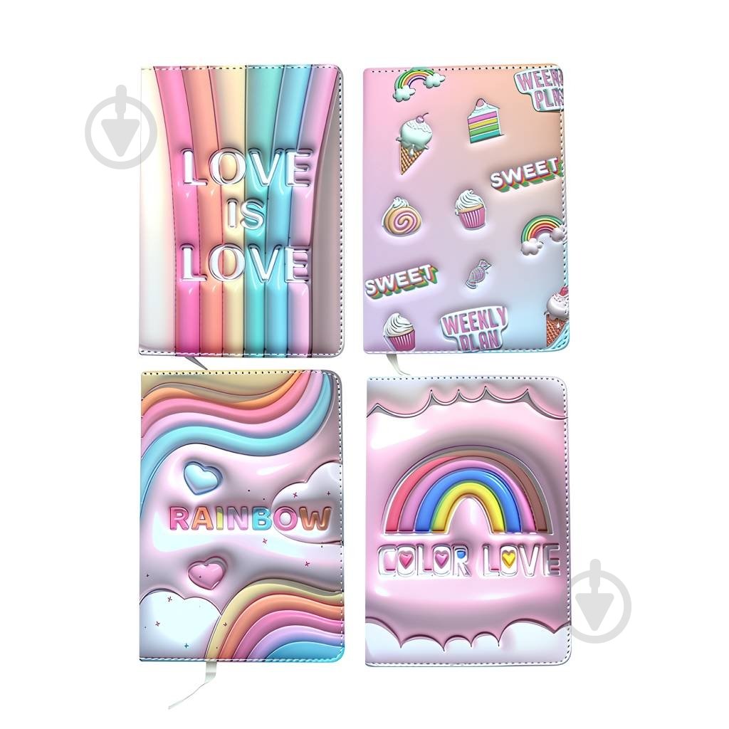 Блокнот Malevaro 3D Веселка 130x183 мм - фото 1 Блокнот Malevaro 3D Веселка 130x183 мм - фото 1