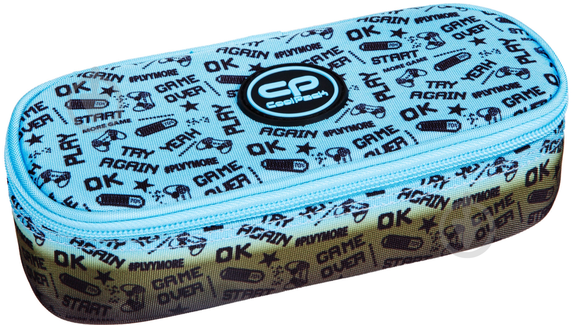 Пенал Campus Game 2t CoolPack голубой - фото 1 Пенал Campus Game 2t CoolPack голубой - фото 1