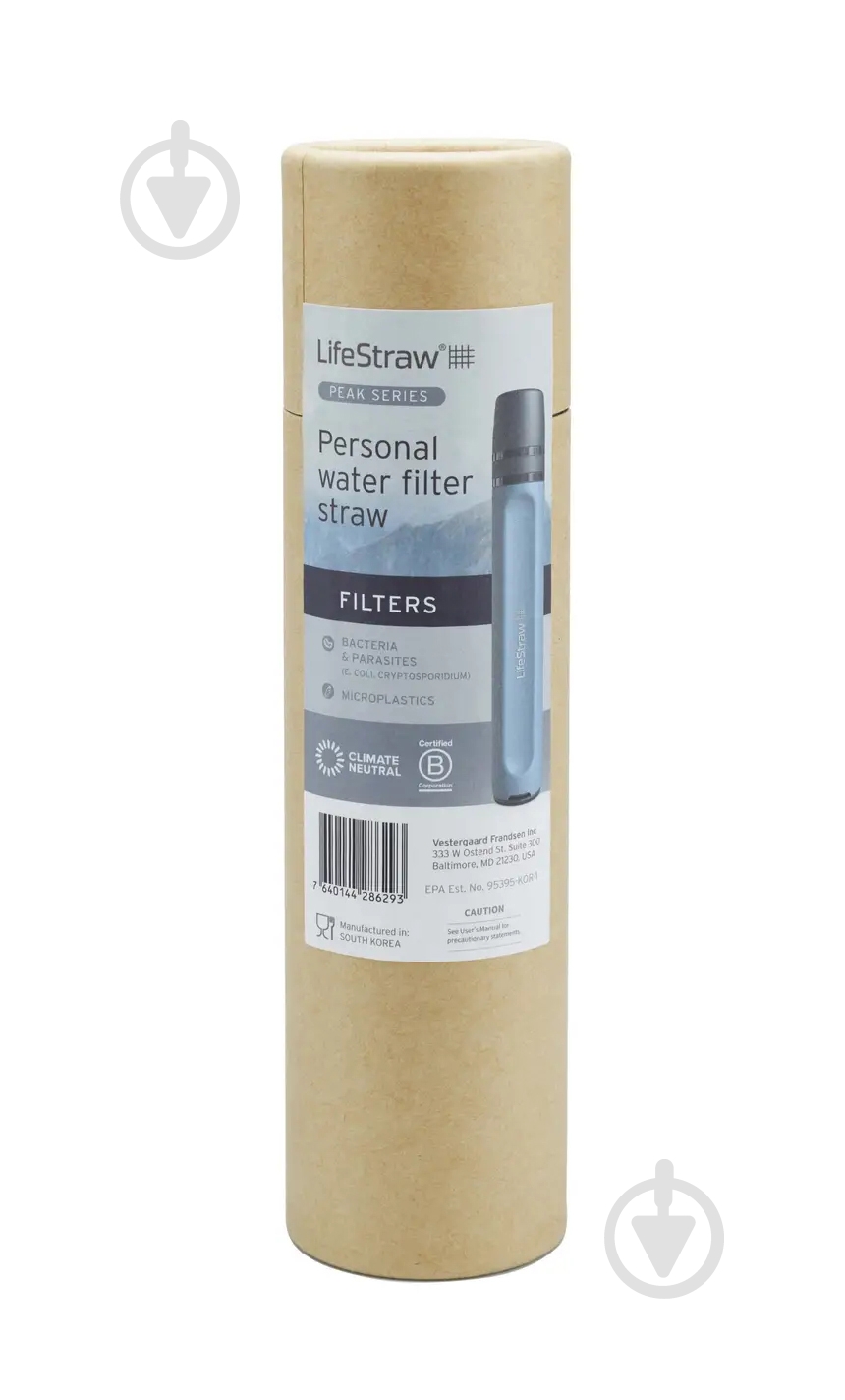 Система питьевая LifeStraw LSW LSPSPMBWW Peak Personal Mountain Blue - фото 4