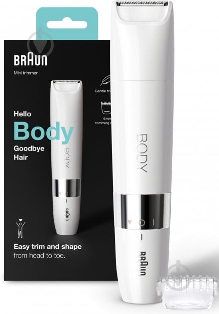 Триммер Braun BS1000 Body Mini - фото 12