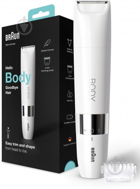 Триммер Braun BS1000 Body Mini - фото 8