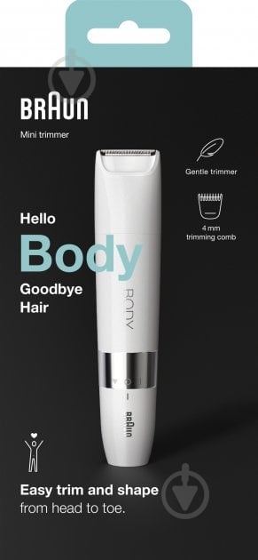 Триммер Braun BS1000 Body Mini - фото 7