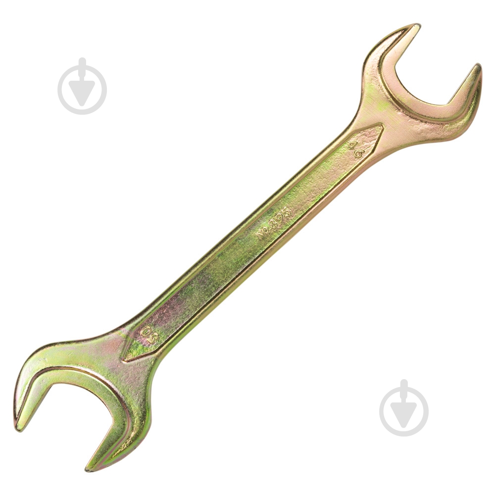 Ключ рожковый Sigma 46×50мм желтый цинк 6025501 - фото 2