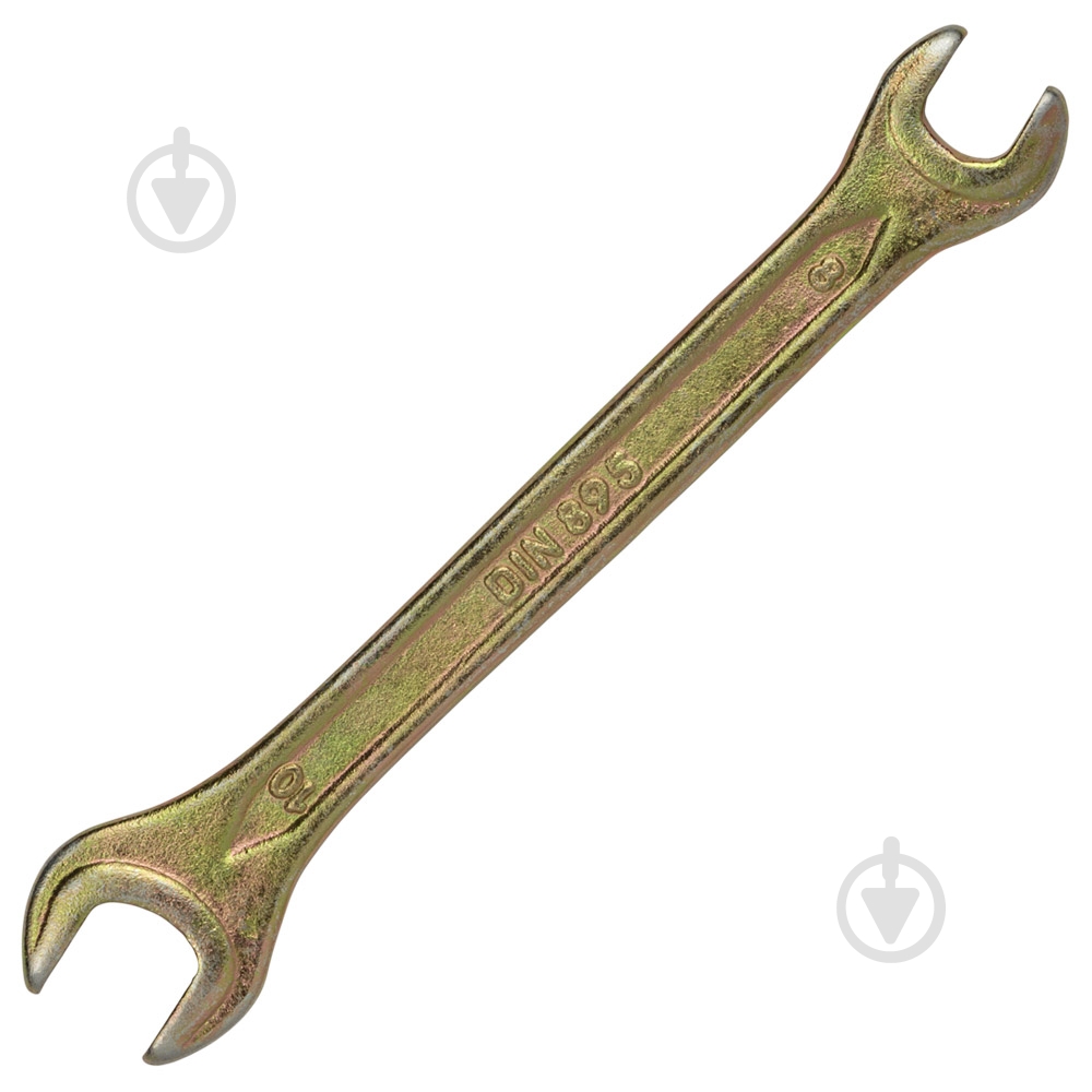 Ключ рожковый Sigma 8×10мм желтый цинк 6025101 - фото 4