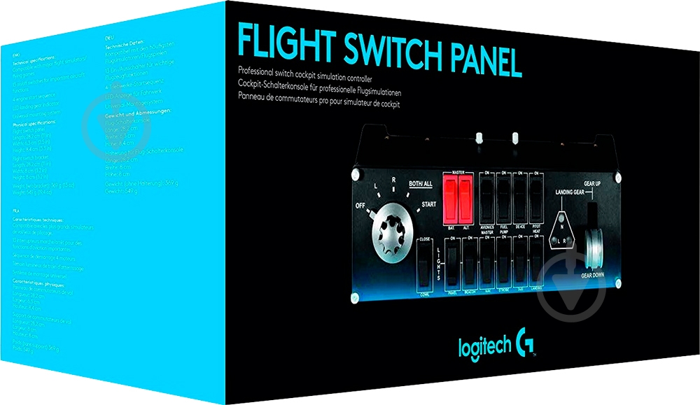 Панель Logitech приборів Flight Switch Panel 945-000012 - фото 4