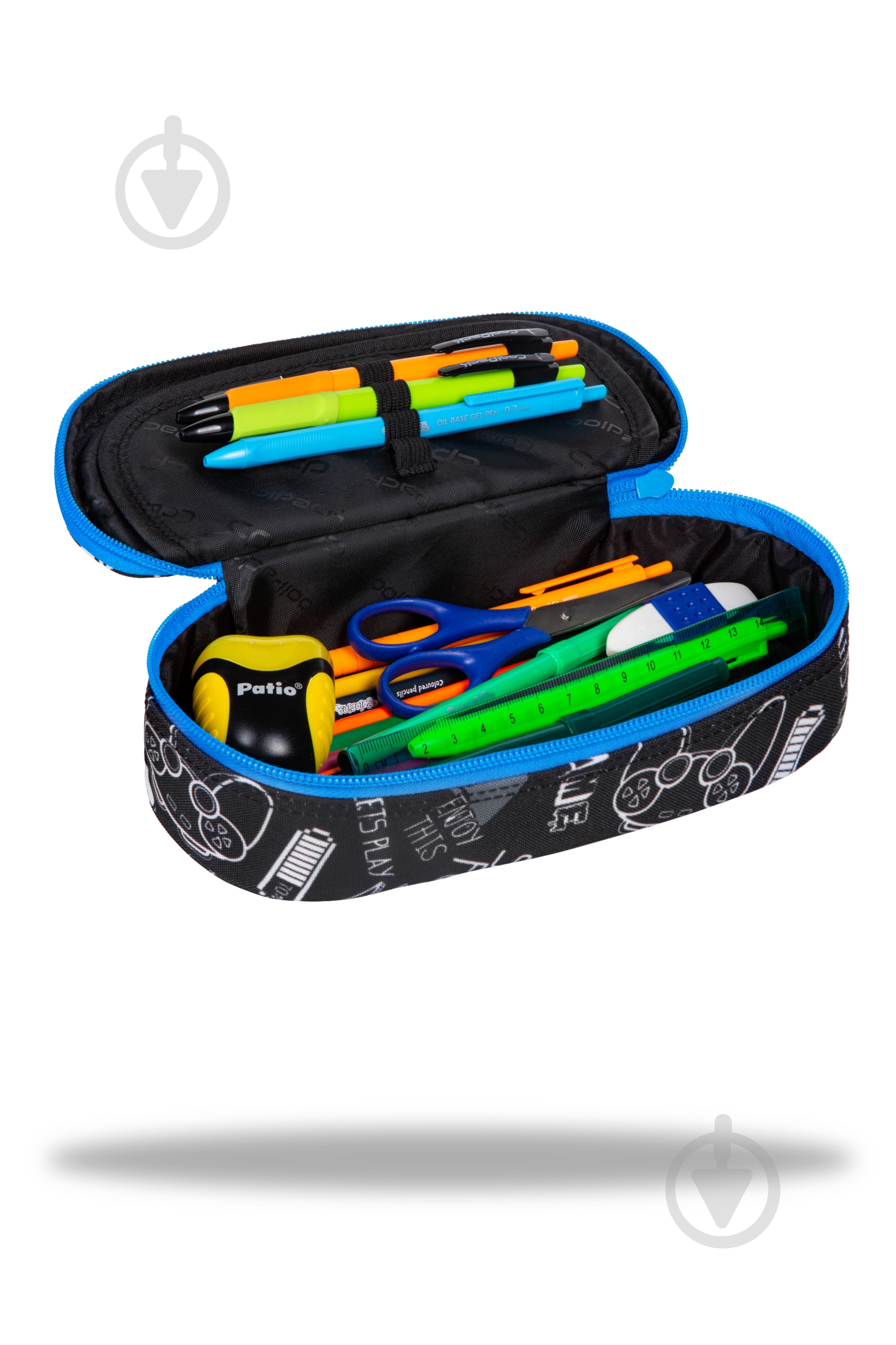 Пенал Campus Game Over CoolPack черный - фото 2