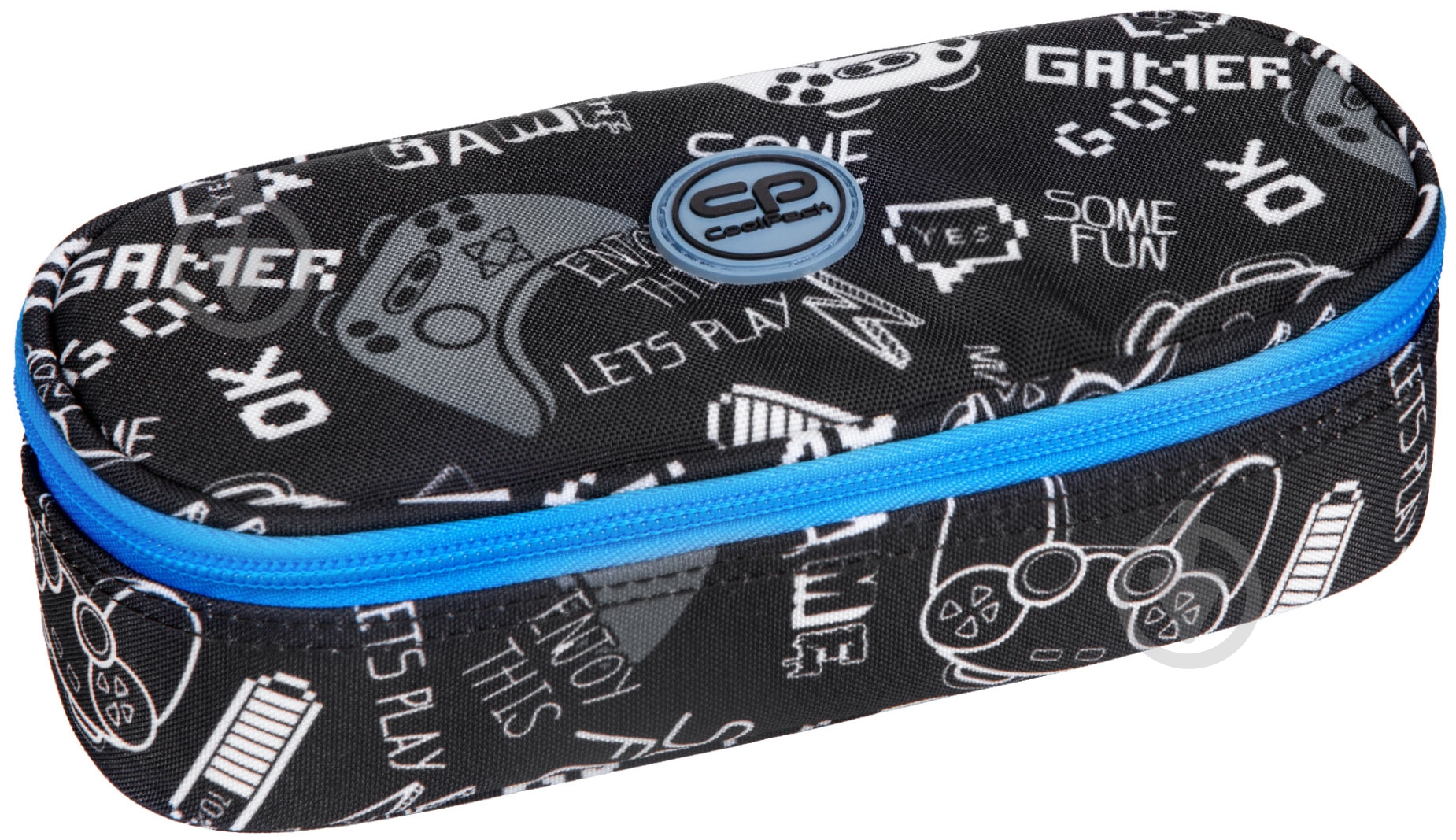 Пенал Campus Game Over CoolPack черный - фото 1