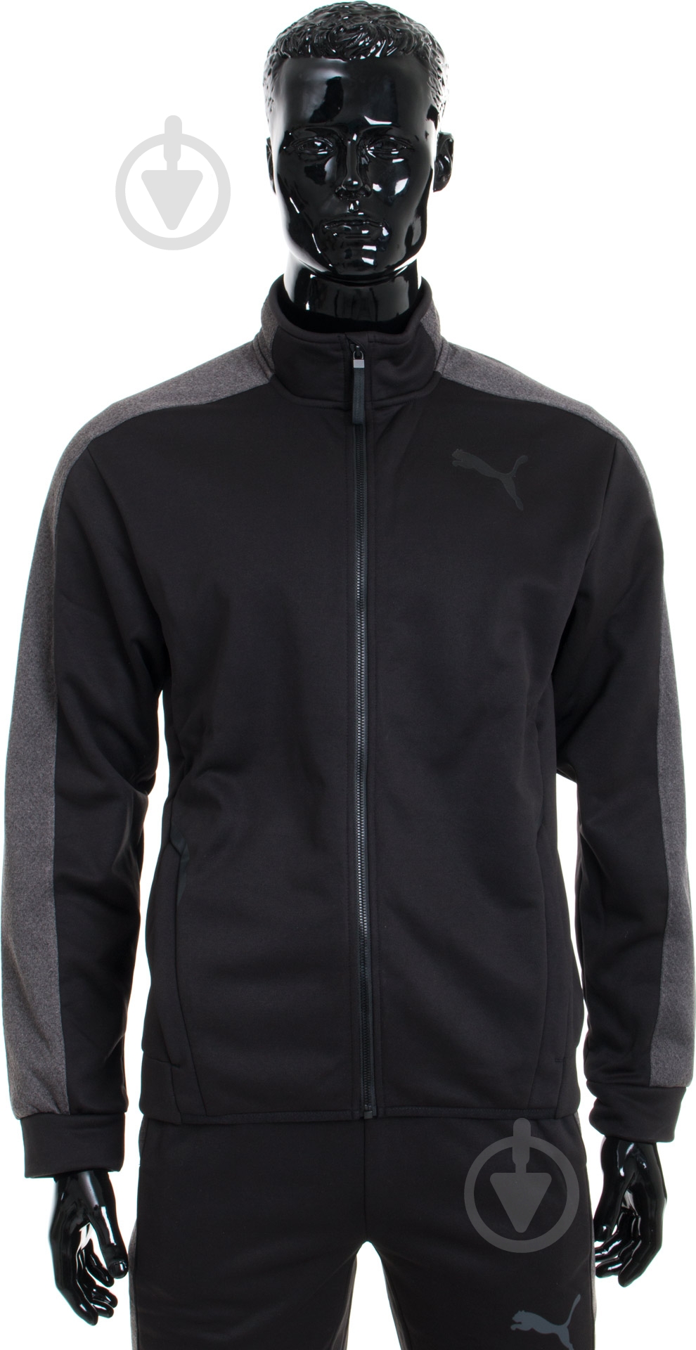 Толстовка Puma TECH FLEECE FZ MOCK 51459301 р. M черный - фото 1