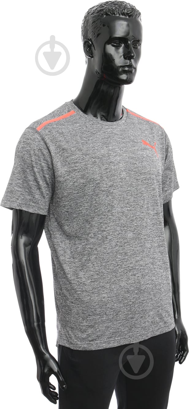 Футболка Puma BONDED TECH SS TEE 51463001 р.M темно-серый - фото 2