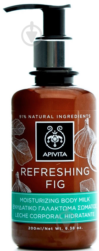 Молочко для тіла Apivita Refreshing fig 200 мл - фото 1