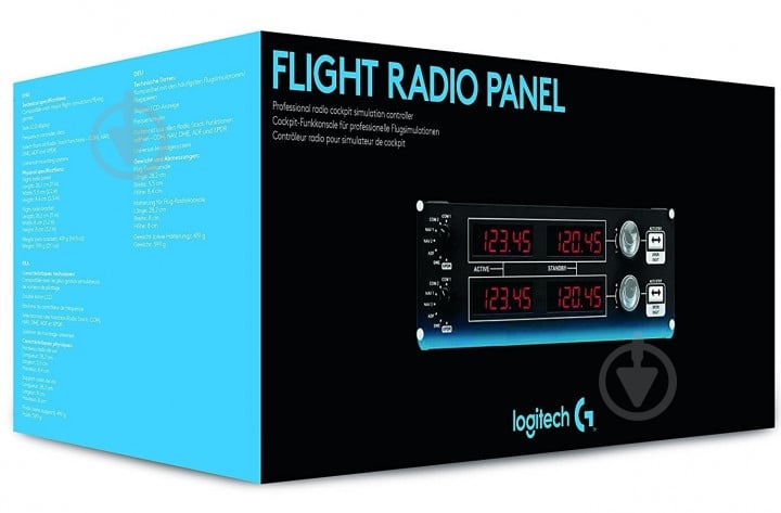 Панель приборная Logitech G Saitek PRO Flight Radio Panel 945-000011 - фото 3 Панель приборная Logitech G Saitek PRO Flight Radio Panel 945-000011 - фото 3