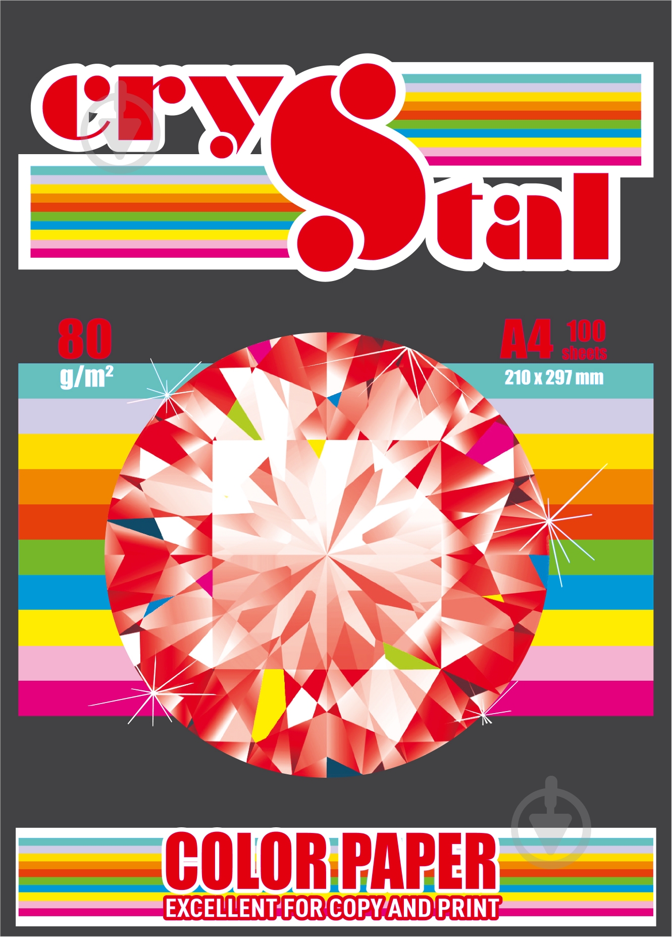 Бумага офисная цветная Spectra Color A4 80 г/м черный 100 листов - фото 1 Бумага офисная цветная Spectra Color A4 80 г/м черный 100 листов - фото 1