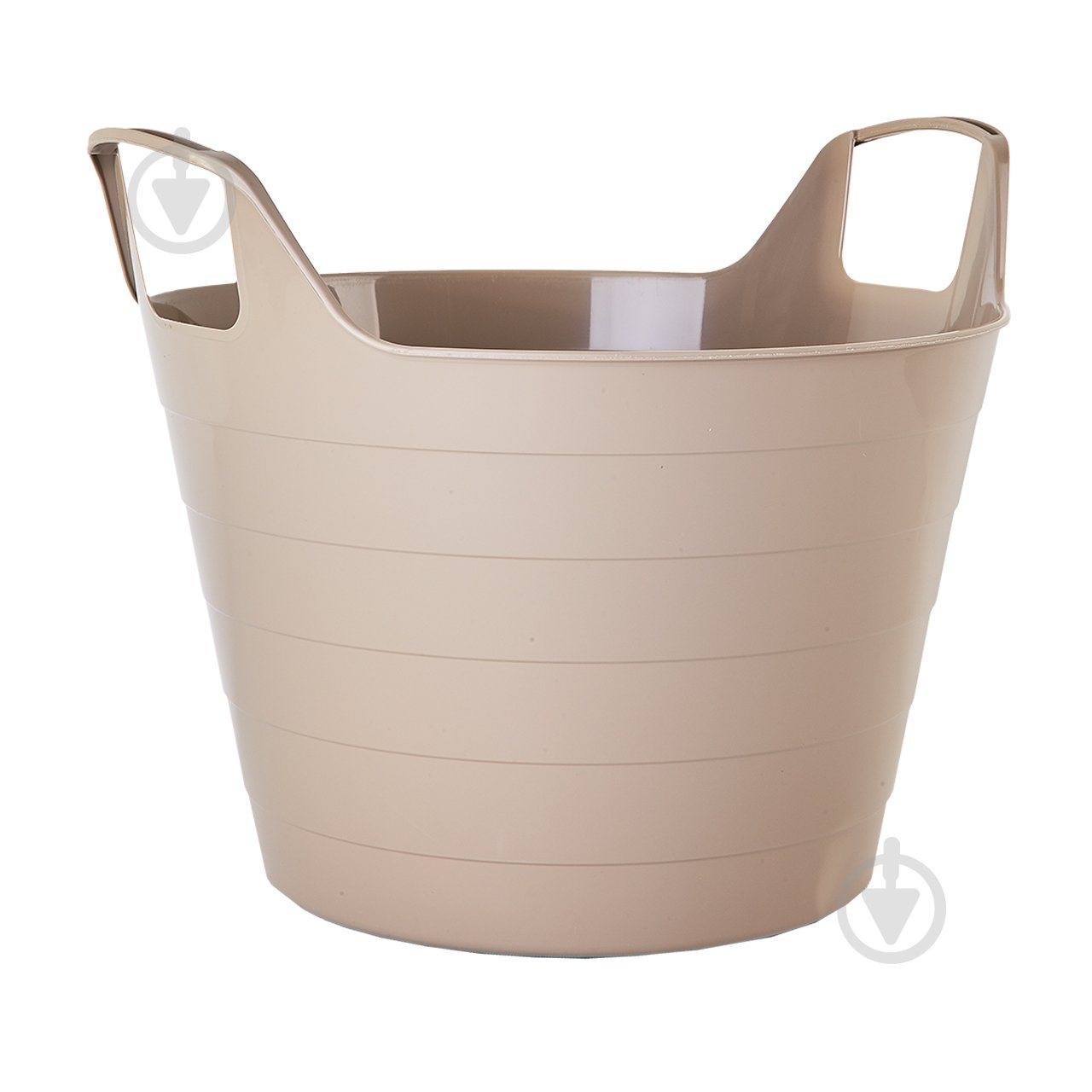 Корзина для белья Алеана Уно 500х433х377 мм 29 л какао - фото 1