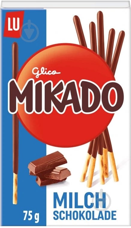 Соломка mikado вкрита молочним шоколадом 75 г - фото 1 Соломка mikado вкрита молочним шоколадом 75 г - фото 1