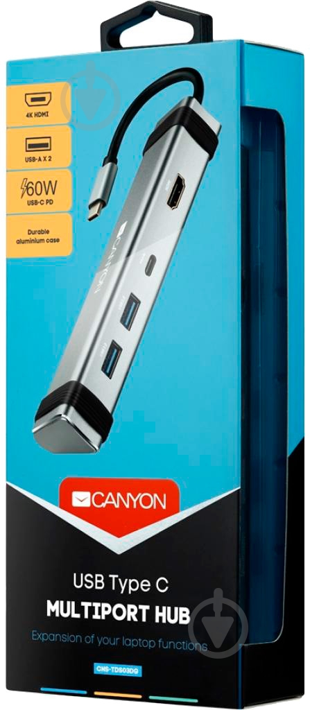 Док-станція Canyon Multiport Docking Station CNS-HDS09B - фото 4
