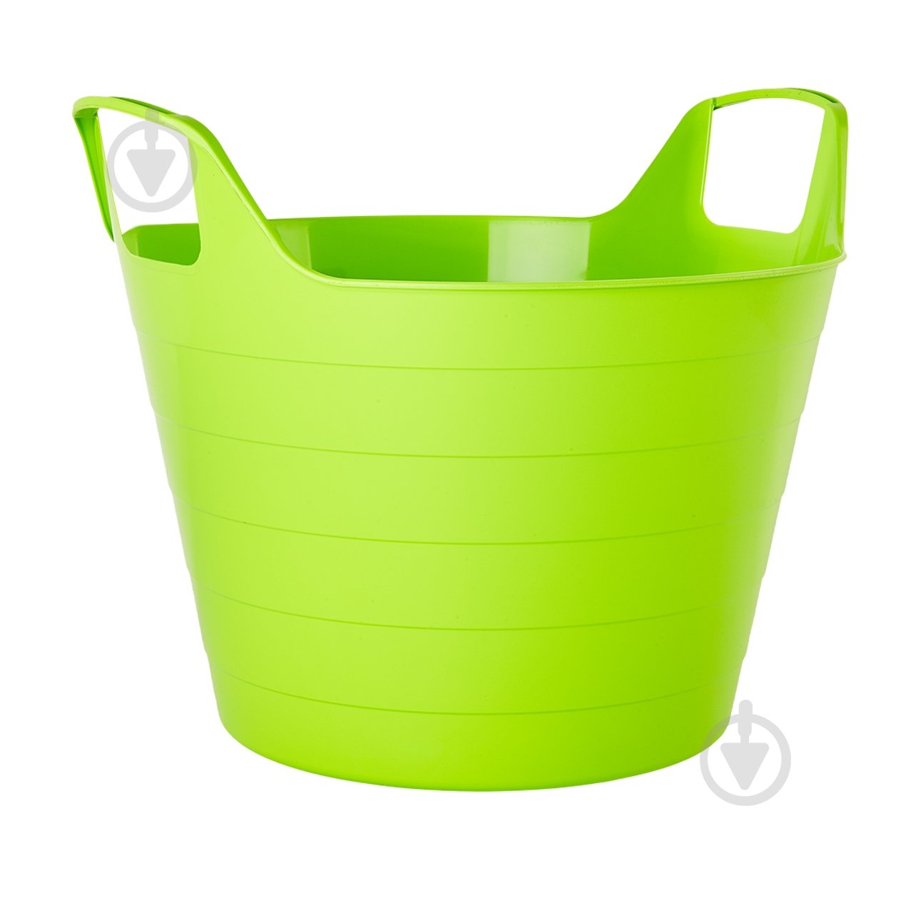 Корзина для белья Алеана Уно 500х433х377 мм 29 л оливковый - фото 1