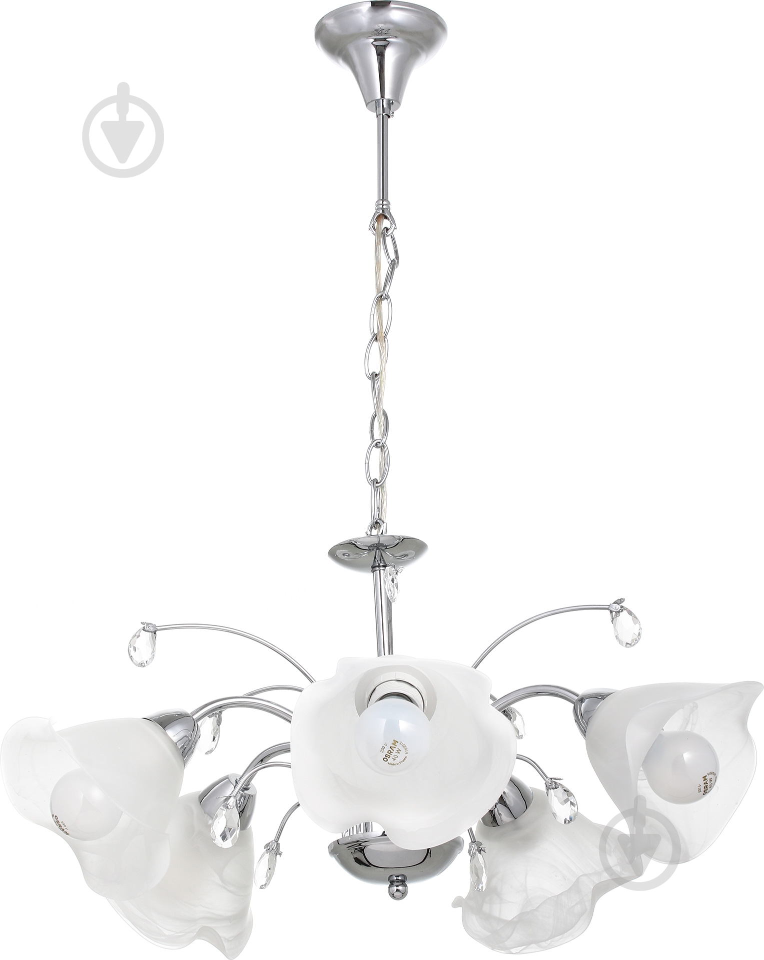 Люстра подвесная Blitz 5xE27 белый 7352-45 - фото 1