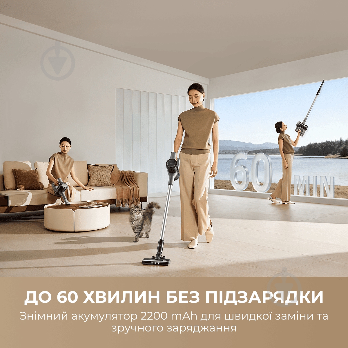 Пылесос аккумуляторный MOVA S1 grey - фото 4
