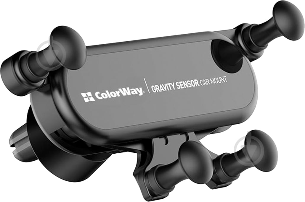 Автодержатель для телефона Gravity car mount ColorWay (CW-CHG11-BK) черный - фото 3