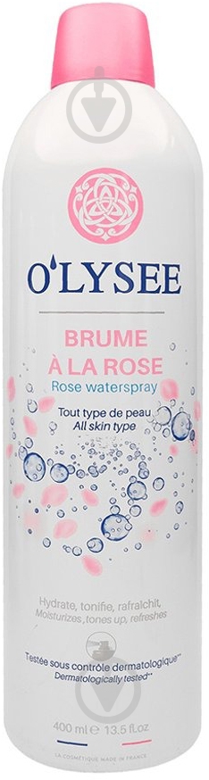 Спрей-мист O'LYSEE с ароматом розы Rose Waterspray 400 мл - фото 1