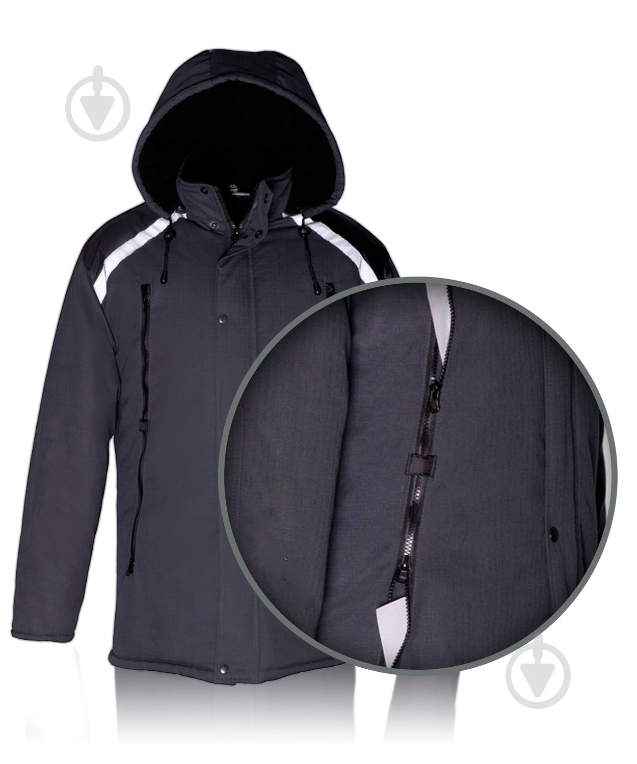 Куртка рабочая Торнадо Фрост р. 48-50 рост 5-6 03100-48-5 темно-серый - фото 2 Куртка рабочая Торнадо Фрост р. 48-50 рост 5-6 03100-48-5 темно-серый - фото 2