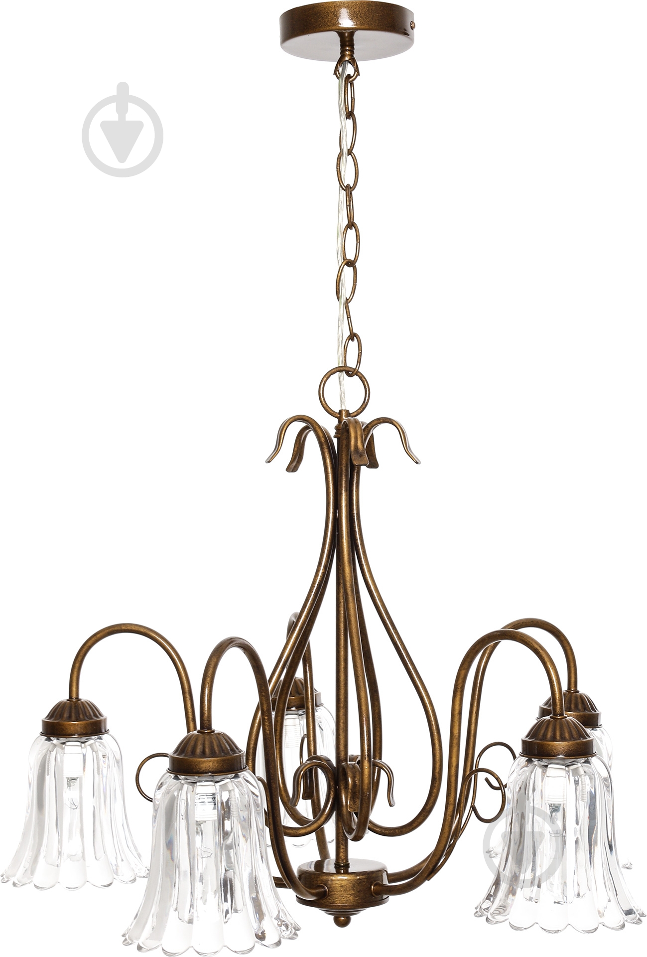 Люстра подвесная Blitz 5xE14 прозрачный 7358-45 - фото 2