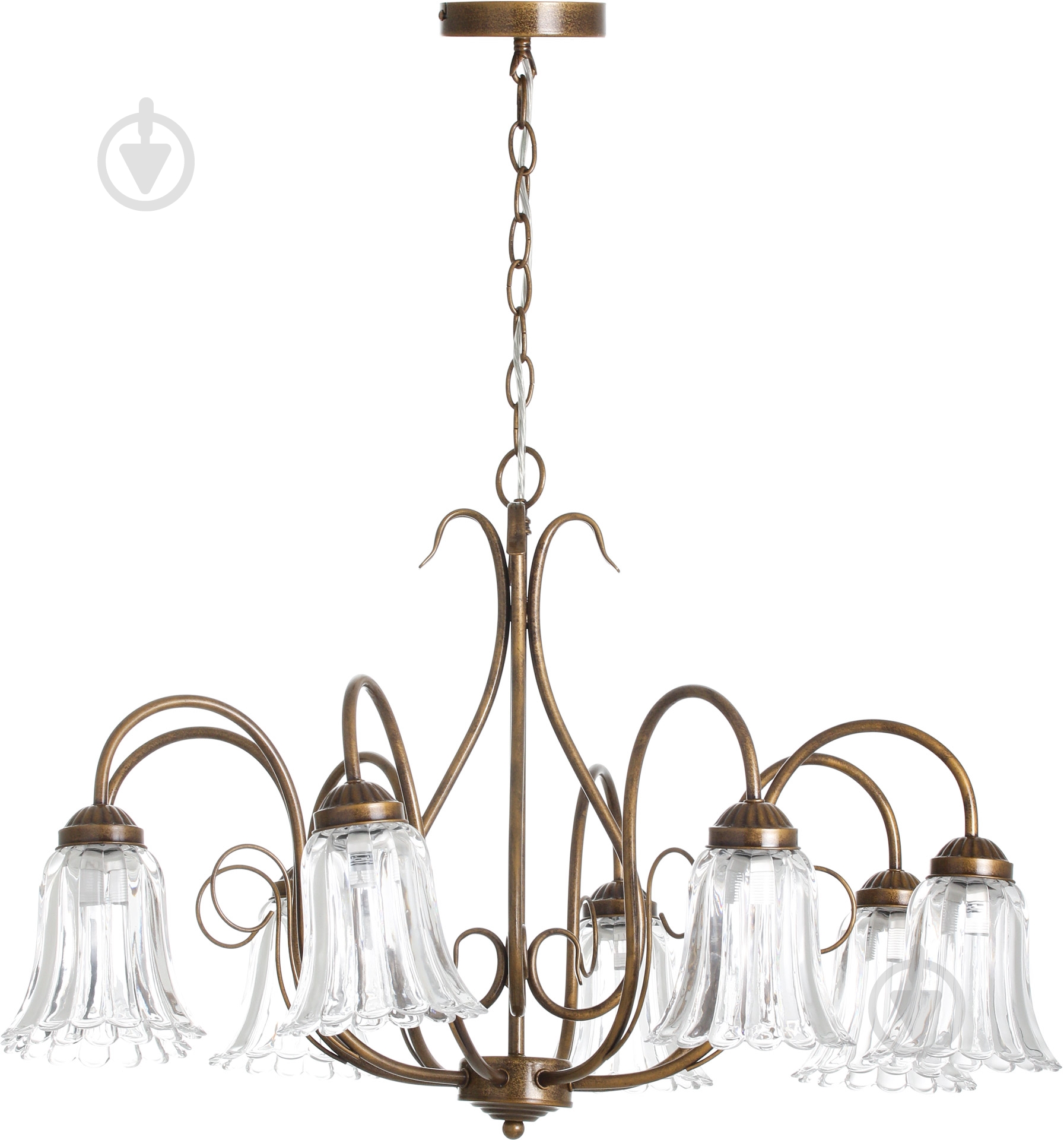 Люстра подвесная Blitz 8xE14 прозрачный 7358-48 - фото 2