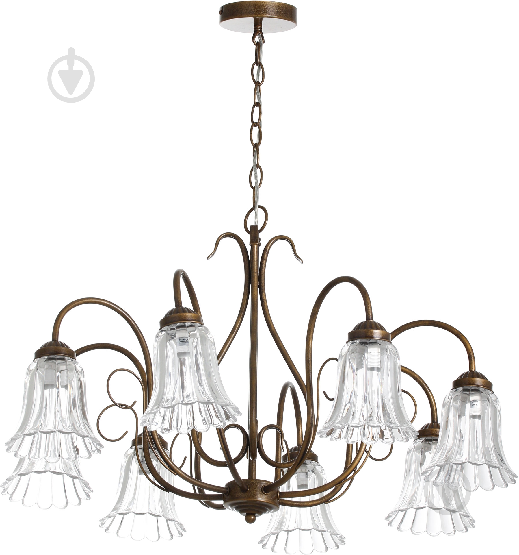 Люстра подвесная Blitz 8xE14 прозрачный 7358-48 - фото 1