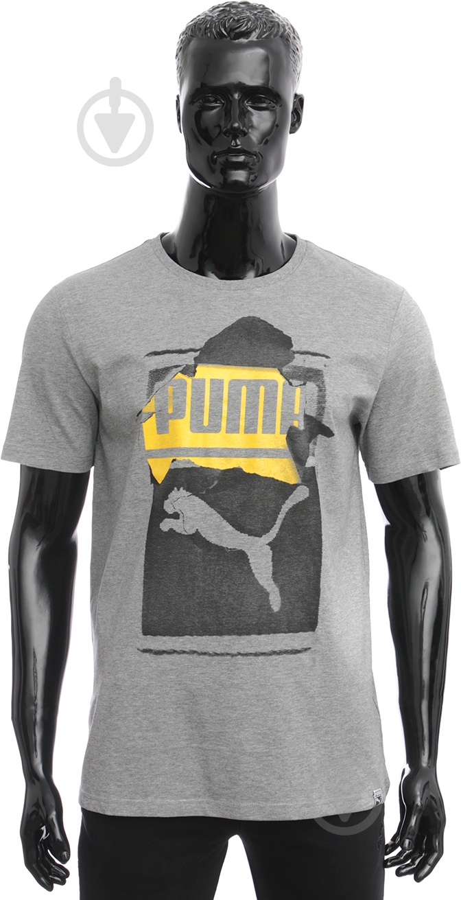 Футболка Puma 57154103 р.XL серый - фото 1 Футболка Puma 57154103 р.XL серый - фото 1
