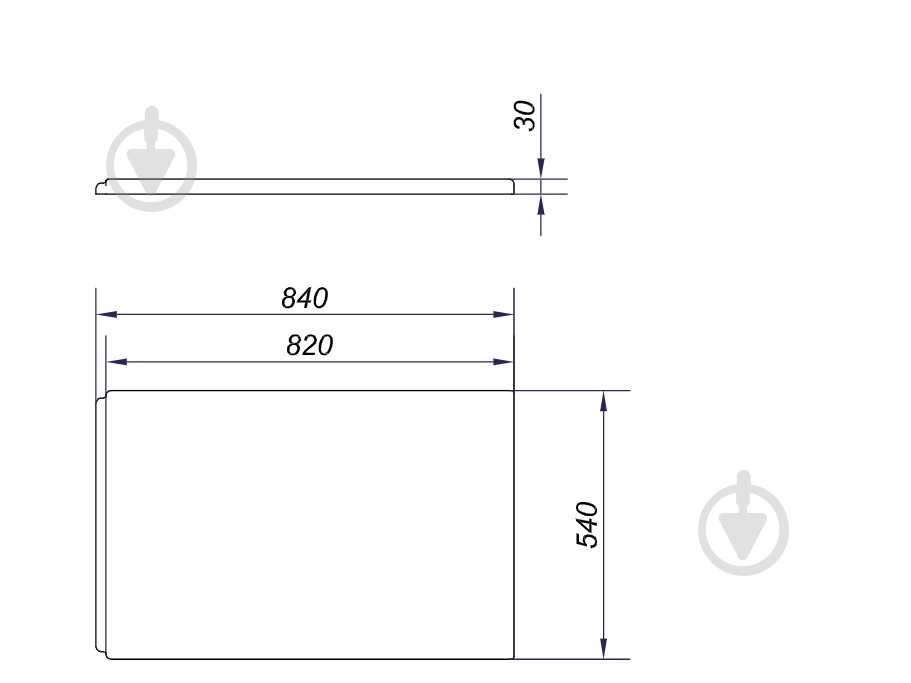 Панель для ванни бокова Cersanit Virgo/Zen 90 - фото 2