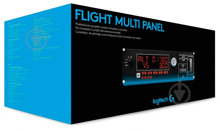 Панель приборная Logitech Saitek Pro Flight Multi Panel 945-000009 - фото 3 Панель приборная Logitech Saitek Pro Flight Multi Panel 945-000009 - фото 3