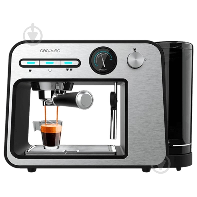 Кофеварка рожковая CECOTEC Cumbia Power Espresso 20 Square Pro - фото 1