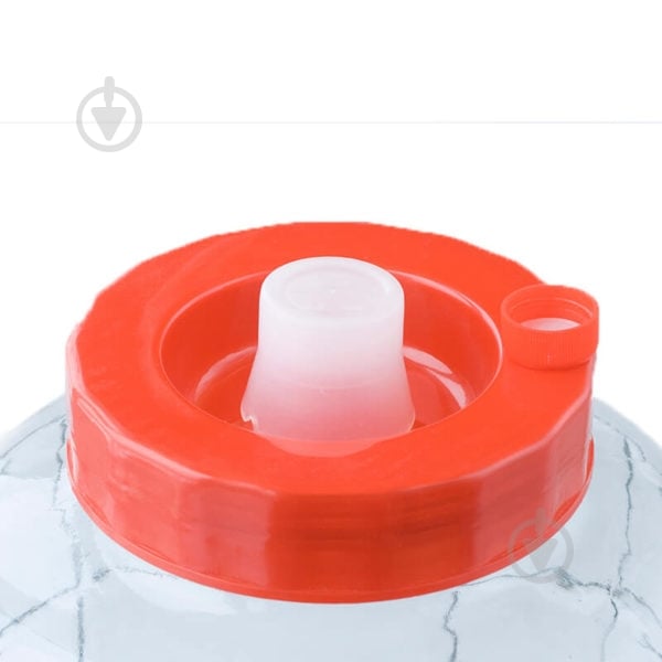 Бутель скляний із кришкою 9,3 л (в комплекті гідрозатвор та стропа) - фото 2