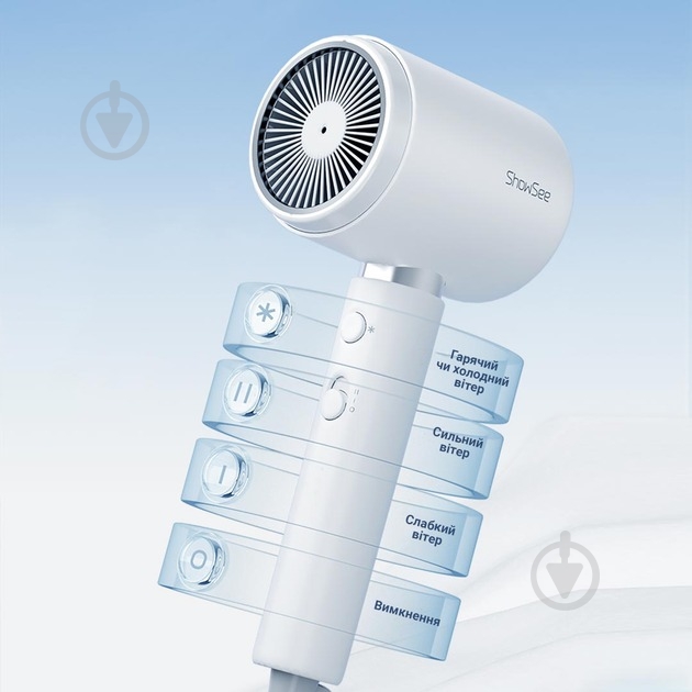 Фен ShowSee Hair dryer A10-W EU (SHWS-A10W-EU) - фото 3 Фен ShowSee Hair dryer A10-W EU (SHWS-A10W-EU) - фото 3