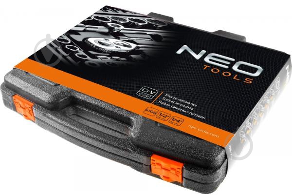 Набір головок 1/2, 1/4 NEO tools 108 шт. 08-666 - фото 5