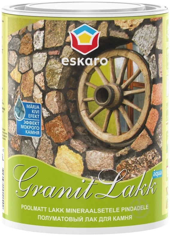 Лак для каменю GRANIT Lakk Eskaro напівмат 0,95 л - фото 1